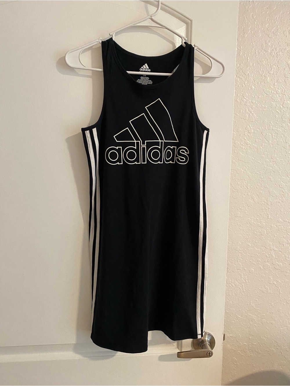 adidas Black Logo Tank Dress